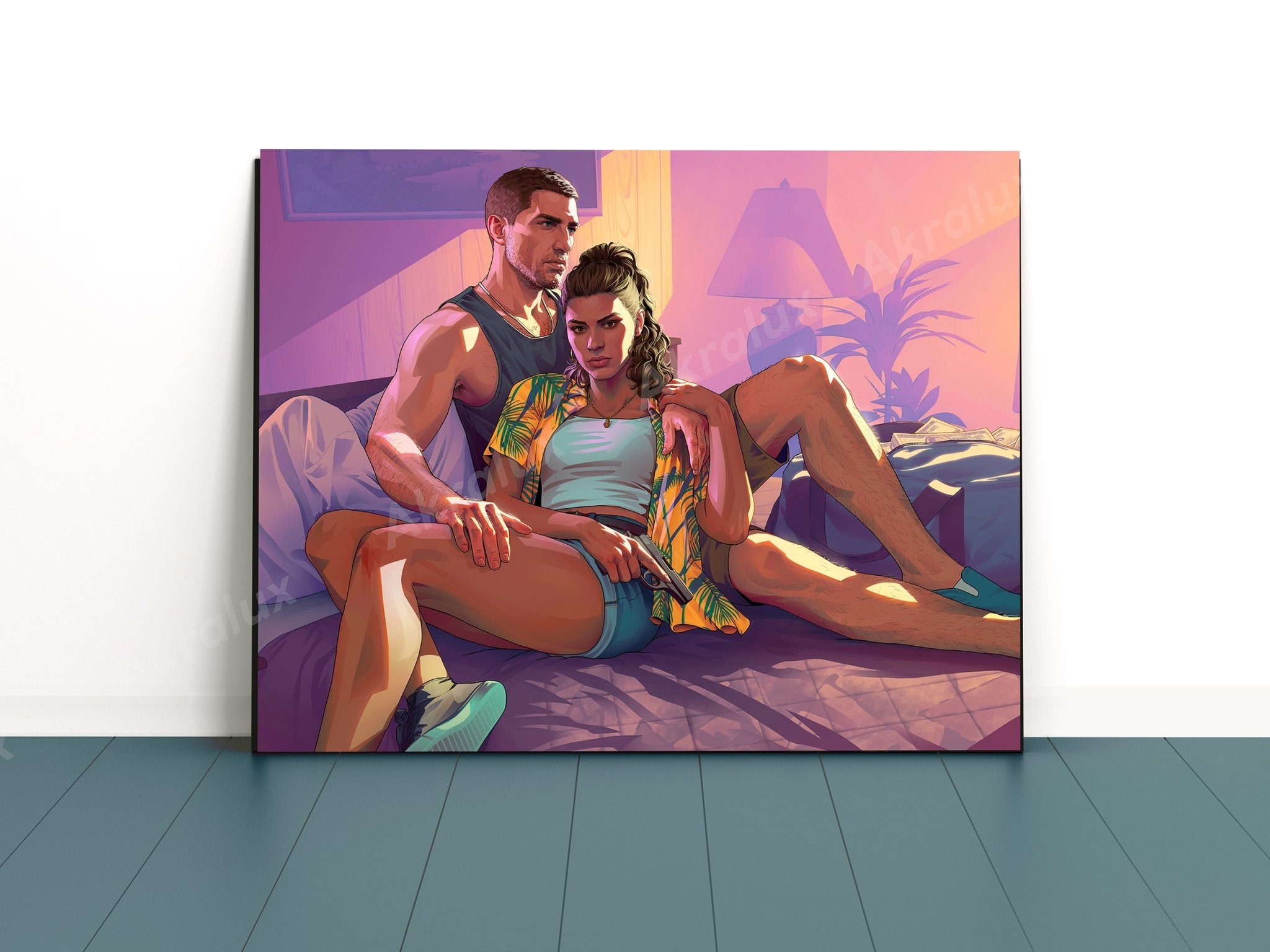 chromalux - Akralux trend printondemand print sublimation impression art artisitique metal décoration déco tableau commerce mangas original